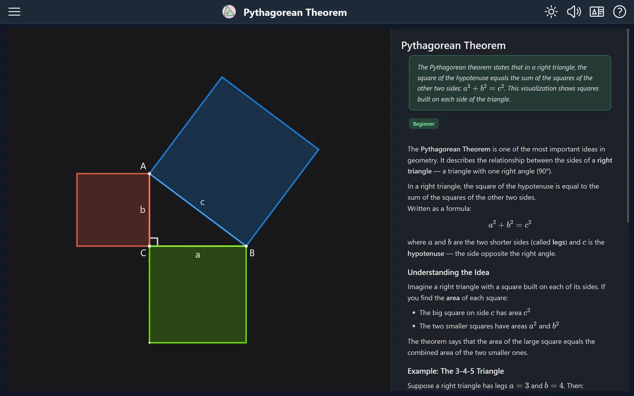 Pythagorean theorem dissection